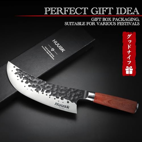 Japanese Hand-Forged Meat Cleaver Knife with Gift Box