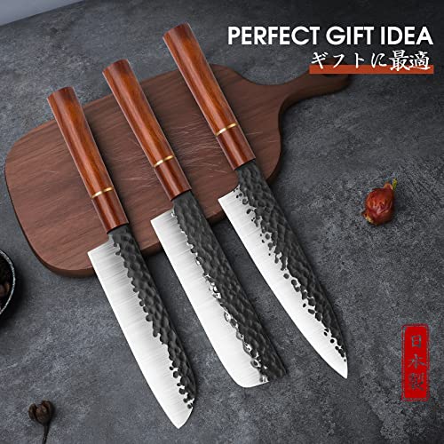 Huusk Japan Nakiri Knife for Asian Kitchen Chef