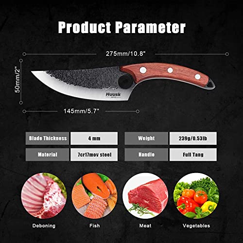 Huusk Viking Meat Cleaver Knives: Japanese Style Chef