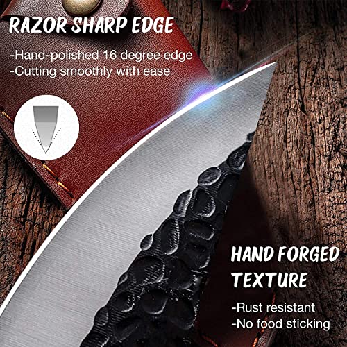 Huusk Viking Meat Cleaver Knives: Japanese Style Chef