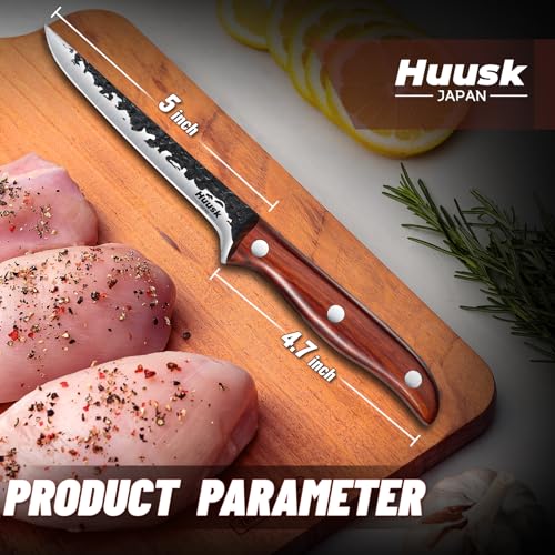 Huusk 5 Inch Boning Knife Set for Men