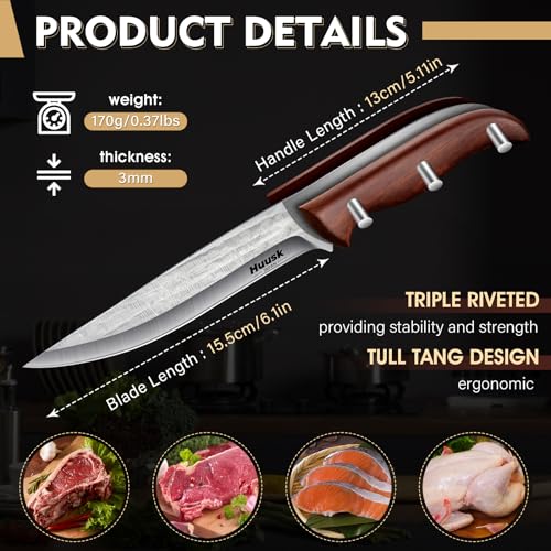 6" High Carbon Steel Japanese Boning Knife-Father's Day Gift