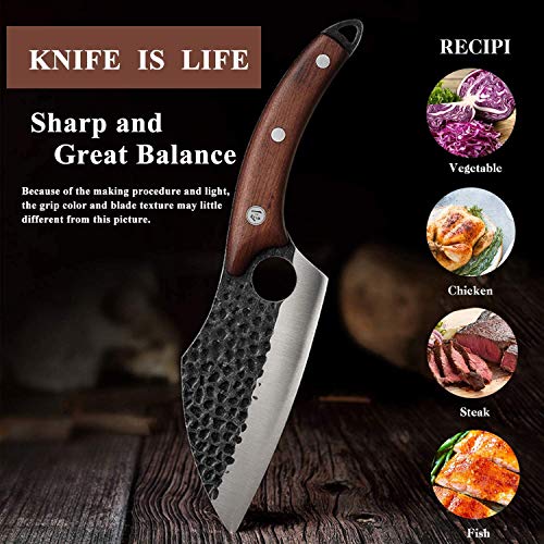 Huusk Viking Knives Set for Kitchen and Camping