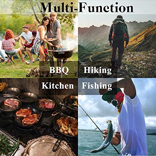 Huusk Viking Knives Set for Kitchen and Camping