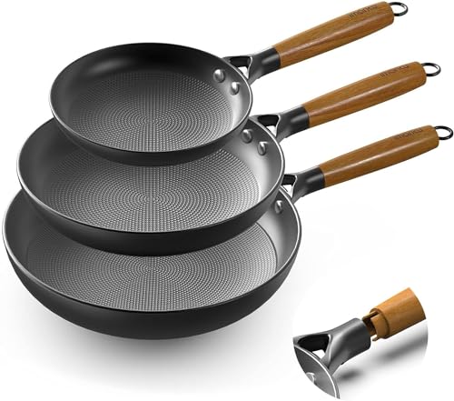 imarku Non Stick Frying Pans Set - 8&10&12 Inch