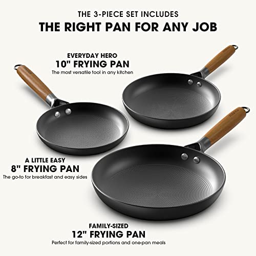 imarku Non Stick Frying Pans Set - 8&10&12 Inch