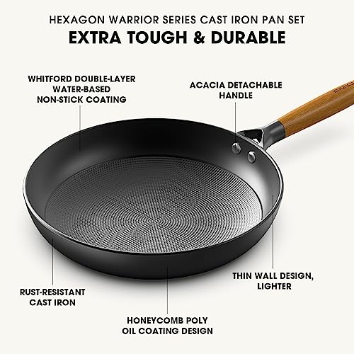 imarku Non Stick Frying Pans Set - 8&10&12 Inch