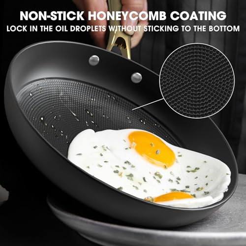 imarku Non Stick Frying Pans Set - 10" & 12