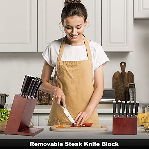 imarku 16-Piece Premium Japan Stainless Steel Knife Set