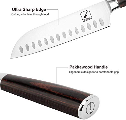 imarku 7 Inch Ultra Sharp Santoku Chef Knife