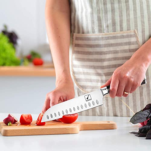imarku 7 Inch Ultra Sharp Santoku Chef Knife