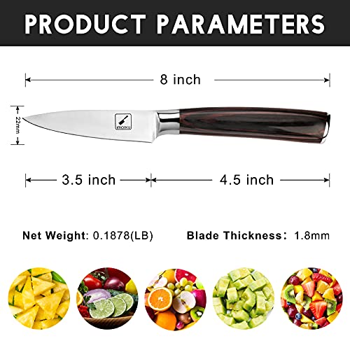 imarku 3.5 Inch Paring Knife - Japanese Stainless Steel