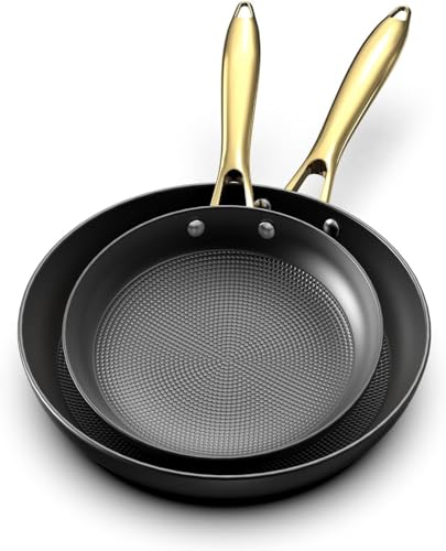 Imarku Non Stick Cast Iron Skillets Set