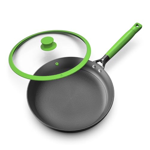 12" Non Stick Cast Iron Skillet with Lid