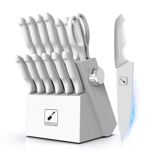 imarku 14-Piece Knife Set with Built-in Sharpener