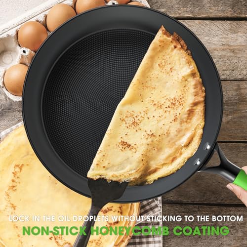 12" Non Stick Cast Iron Skillet with Lid