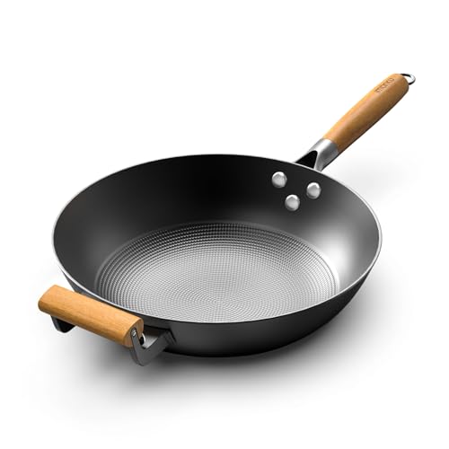 imarku 12.6 inch NonStick Wok Pan:UIButtonTypeCustom
