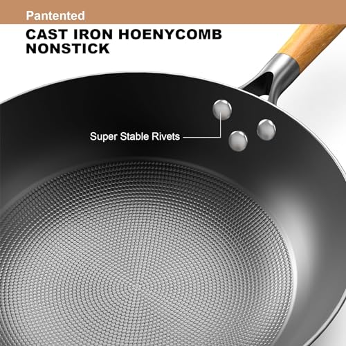 imarku 12.6 inch NonStick Wok Pan:UIButtonTypeCustom