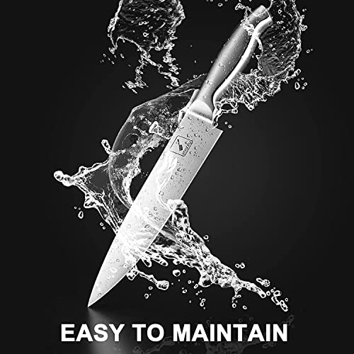 imarku 15-Piece High Carbon Steel Knife Set