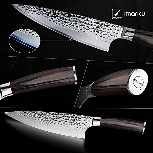 imarku 8" Damascus Chef Knife, Ultra Sharp, Japanese Steel