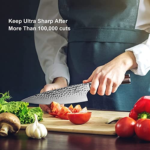 imarku 8" Damascus Chef Knife, Ultra Sharp, Japanese Steel