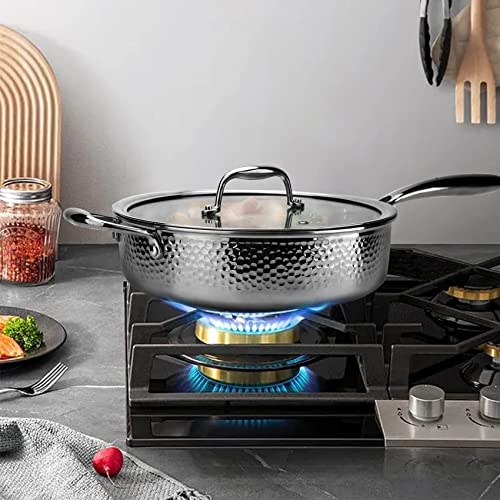 imarku 14-Piece Tri-Ply Stainless Steel Cookware Set