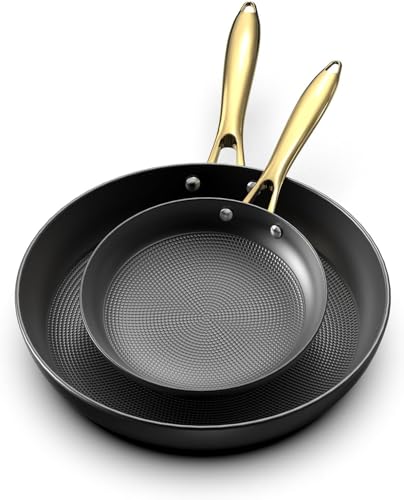 imarku Non Stick Cast Iron Skillet Set