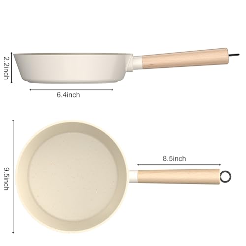 imarku Granite Non Stick 9.5" Frying Pan, Professional Cookware