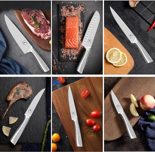 Imarku 14-Piece Premium Knife Set with Sharpener, Black