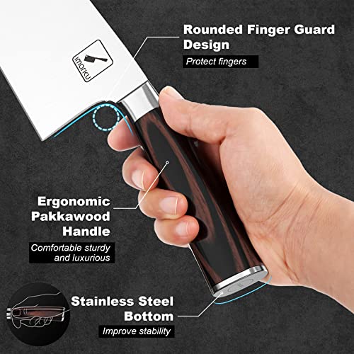 imarku 7" Ultra Sharp Butcher Cleaver Knife