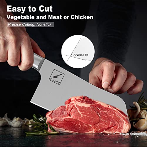 imarku 7" Ultra Sharp Butcher Cleaver Knife