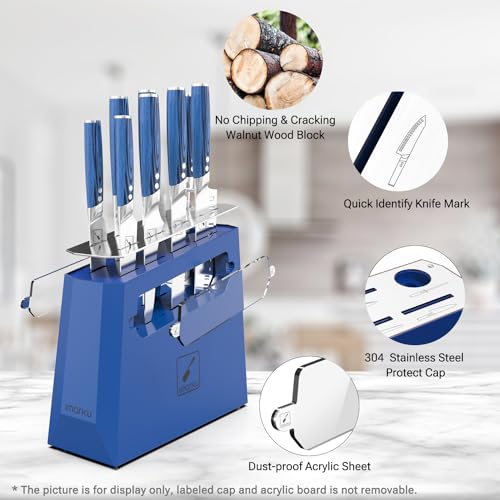 Imarku 9-Piece Professional Chef Knife Set with Sharpener