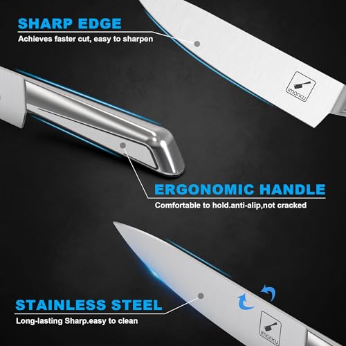 imarku 16-Piece Premium Japanese Stainless Steel Knife Set