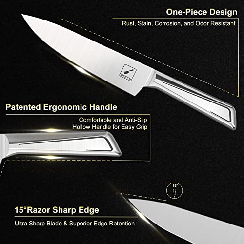 imarku 16 PCS Knife Set with Block