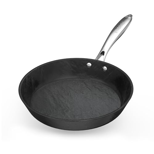 imarku 10 inch Nonstick Frying Pan with Stainless Steel Handle