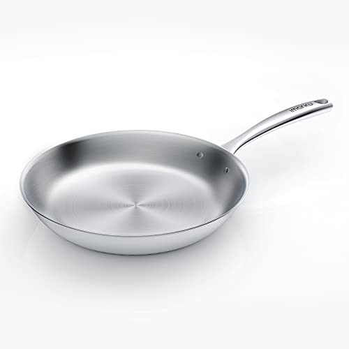 Imarku 12 Inch Stainless Steel Frying Pan