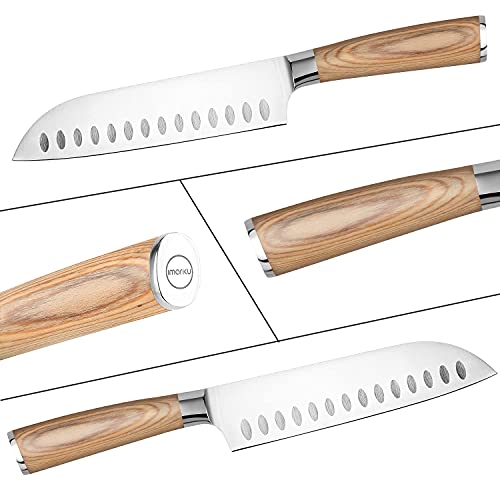 Imarku Santoku Knife - 7" Ultra Sharp Japanese Chef