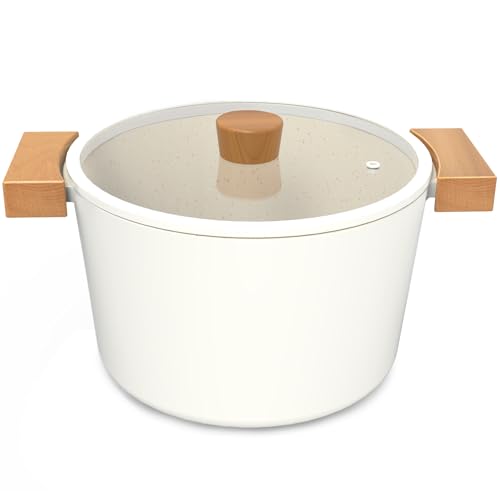 Imarku 6 Quart Nonstick Stock Pot with Lid