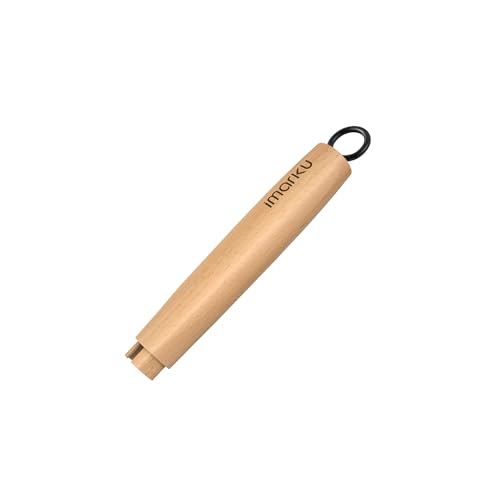 imarku 8-inch Honeycomb Cast Iron Skillet Pan Handle