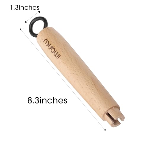 imarku 8-inch Honeycomb Cast Iron Skillet Pan Handle