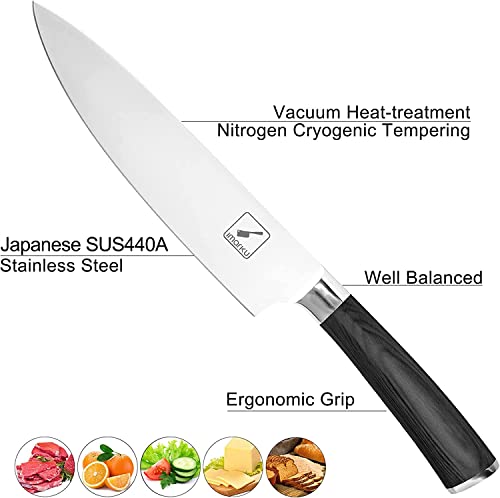 imarku 8 Inch Pro Chef Knife with Ergonomic Handle