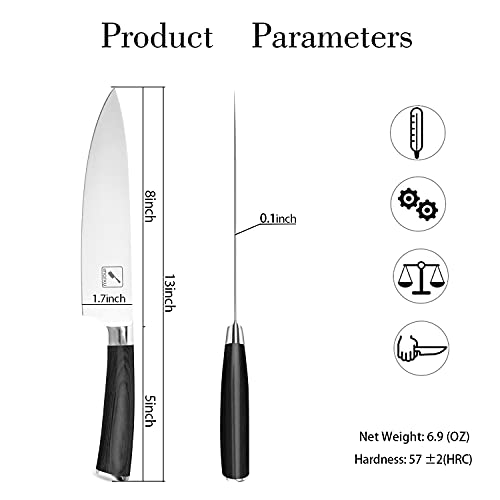 imarku 8 Inch Pro Chef Knife with Ergonomic Handle