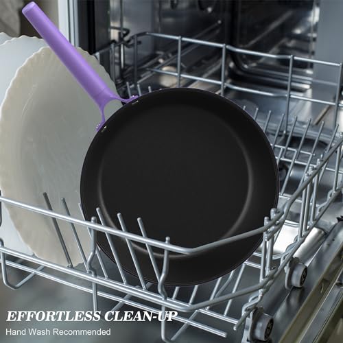 imarku Nonstick Deep Frying Pan with Lid, 11-inch