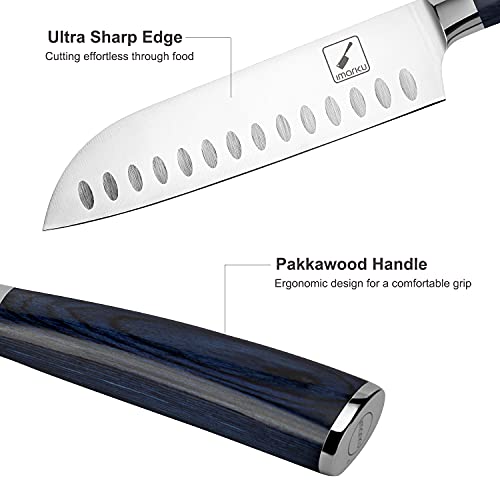 Imarku 7" Santoku Knife - HC Stainless Steel