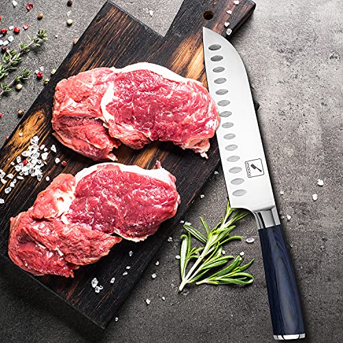 Imarku 7" Santoku Knife - HC Stainless Steel