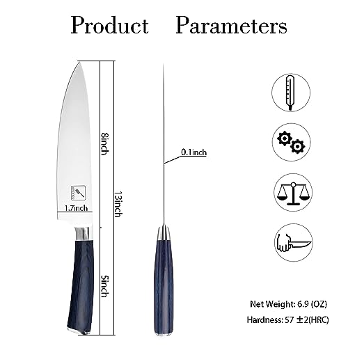 imarku 8" Pro Chef Knife with Ergonomic Handle