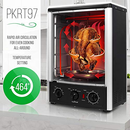 Nutrichef Upgraded Rotisserie Oven - Vertical Countertop Oven