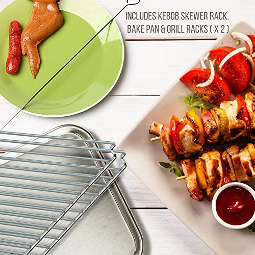 Nutrichef Upgraded Rotisserie Oven - Vertical Countertop Oven