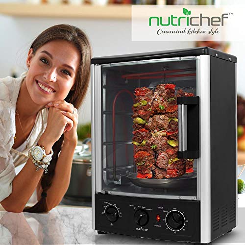 Nutrichef Upgraded Rotisserie Oven - Vertical Countertop Oven