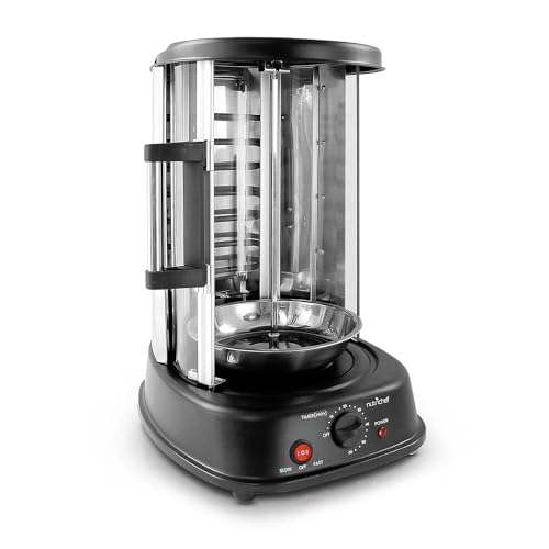 NutriChef Vertical Rotating Shawarma Oven - Stainless Steel